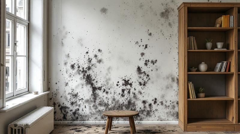 Schimmel hinter Möbeln an Außenwänden: Ursachen und Lösungen